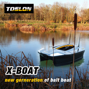 TOSLON途仕龙双体智能遥控打窝船XBOAT730，买TF740探鱼器送船730