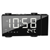 亚马逊LED投影钟FM收音机可自动搜台定时开关温湿度显示时钟