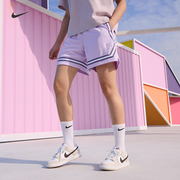 Nike耐克女子速干篮球短裤夏季运动裤宽松环保耐克勾勾DH7326