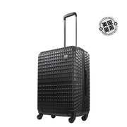 Ful Geo 26  Hardside Spinner Luggage Rose Gold black