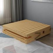单人床1.8米长折叠叠床儿童床客厅床。户外办公室床板加固可b
