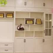 北欧风格实木电视书柜，组合客厅定制家具客厅电视柜背景墙