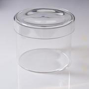北欧简约透明玻璃收纳罐储物罐摆件，糖果装饰筒化妆棉棉签盒调味罐