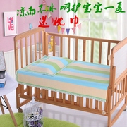 幼儿园用的凉iI席夏儿童1.2米小床婴幼儿童纯棉老粗布床单软可折