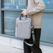男士手提包竖款休闲单肩斜挎包大容量电脑包，文件包商务(包商务)公文包定制