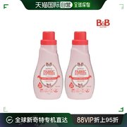韩国直邮B&B保宁进口天然升级版柔顺剂1000ml*4瓶温和宝宝专用