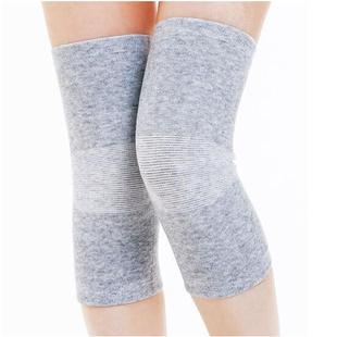 纯天然竹炭保暖透气护膝四面弹力护膝盖件赠护颈空调关节痛