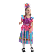 糖果公主裙儿童晚礼服cosplay万圣节舞台表演出服装棒棒糖连衣裙