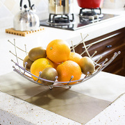不锈钢果盘创意欧式水果盘客厅水果篮现代水果盘水果盤干果盘
