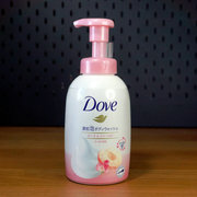 日本采购上海dove沐浴乳，起泡瓶340g蜜桃香型，多芬补水保湿