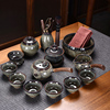 窑变建盏功夫茶具套装陶瓷，家用泡茶壶器，简约盖碗茶杯配件整套高档