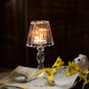 JK慕空间复古台灯玻璃烛台Vintage家居装饰摆件ins咖啡馆个性烛光