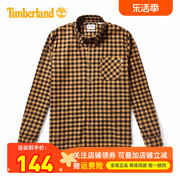 timberland添柏岚户外男装，格子休闲透气修身衬衣，长袖衬衫a2edx