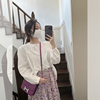 金苏一白色蕾丝衬衫女2023夏季韩版薄款长袖，刺绣防晒衫chic上衣