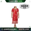 avenuePlus Zara 女式花卉飘袖中长连衣裙 - 托斯卡纳鸟 美国奥