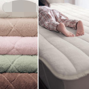 外贸出口日单珊瑚绒床垫褥保护垫榻榻米床单婴儿学生单人床
