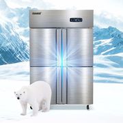 雪村四门厨房冰箱 立式商用厨房冷藏冷冻保鲜柜 800L双温4门冰柜