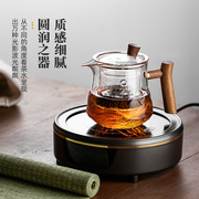 玻璃泡茶壶耐高温茶水分离家用功夫茶具花茶壶套装加厚煮茶壶单壶