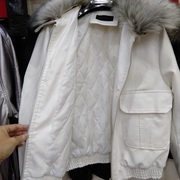 短款皮衣女pu棉衣机，车服冬季时尚大口袋夹克，加厚加绒宽松棉衣外套