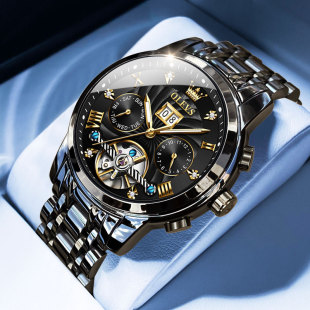 手表男款瑞士全自动男士机械表防水多功能，品牌十大