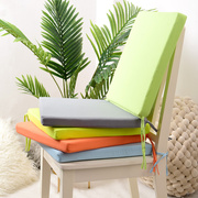 现代简约户外方形海绵坐垫加厚纯色可拆洗沙发椅子垫座垫