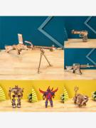 3D木质拼装步模型男孩组装玩具 手工DIY玩具儿童玩具立体拼图