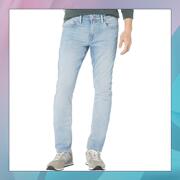 全球PAIGE Lennox牛仔裤男式淡蓝色休闲长裤