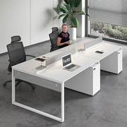 职员工位办公桌椅，组合电脑桌吸音时尚，简约工作桌创意办公桌