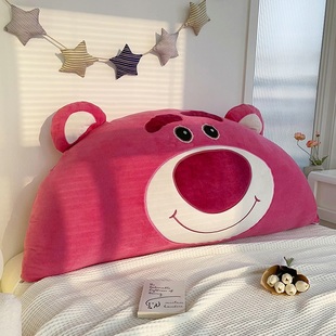 迪士尼网红卡通枕头床头靠垫，儿童卧室床上靠枕榻榻米软包护腰枕芯