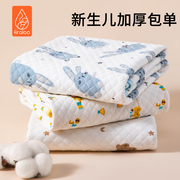 包单婴儿春夏纯棉初生新生宝宝，产房包被用品，加厚夹棉襁褓裹布包巾