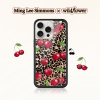 Ming Lee Simmons x Wildflower联名手机壳适用苹果iPhone15/14/Pro/Max硬壳全包防摔保护套时尚wf潮豹纹樱桃