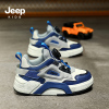 小红书达人丨jeep儿童，束芯旋转纽扣鞋小清新系列皮面防水运动