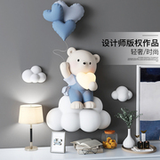 布科3d立体浮雕熊装饰画，灯儿童房卧室，床头挂画玄关客厅沙发墙壁画