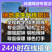 绝地求生专业代练陪玩PUBG打生存等级代练竞技排位上分通行证吃鸡