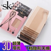 SK850T裆3D哑光缎面防勾极超薄夏高品质丝袜女连裤袜丝滑