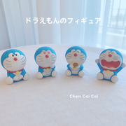  日本万代正版哆啦A梦PVC公仔摆件玩具附蛋壳
