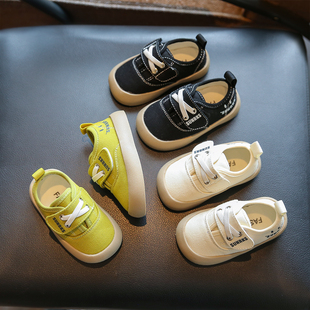 婴儿学步鞋软底春季宝宝帆布鞋，透气小童鞋女一岁男童鞋子婴幼儿鞋