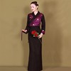 民族风连衣裙西藏外套，修身汉服藏式中国风拼色长裙拉萨服博拉