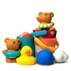 Hape儿童戏水漂浮套装 宝宝婴儿洗澡玩具 小黄鸭子喷水男女孩花洒