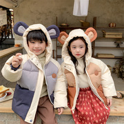 2023儿童棉服韩版卡通女童宝宝，棉袄男童可爱冬装，婴儿加厚外套