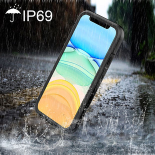 适用iphone14苹果13promax手机防水壳游泳套潜水12mini三防外卖骑手防雨可充电11防尘防摔xs保护xr全包硬壳8p