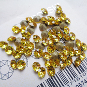 尖底奥地利圆形水钻钰黄石226美甲，水晶钻饰品，耳环项链首饰镶嵌