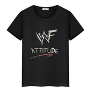WWE Attitude摔角T恤恶劣态度时代Come Get Some摔跤印花短袖男潮