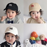 韩版男童棒球帽春秋女童婴儿宝宝，儿童帽子遮阳太阳帽薄款鸭舌防晒