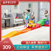 美国step2儿童云霄飞车，轨道车玩具滑行过山车可坐人室内户外声光
