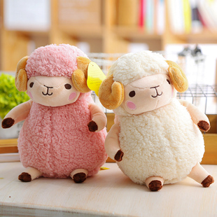 小绵羊可爱小羊公仔玩偶羊羊毛绒，玩具小白羊大号娃娃布羊超萌