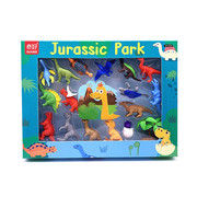 恐龙星空卡通造型橡皮擦套装森林动物饰品形状橡皮幼儿园文具奖品