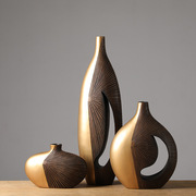 德国工艺现代简约手工树脂工艺品家居创意装饰花瓶摆件
