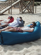 户外多功能充气沙发便携式空气，睡袋午休露营躺椅，网红空气床垫