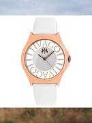 Jivago女款23手表全球购JV8434前卫白色皮带简约石英腕表